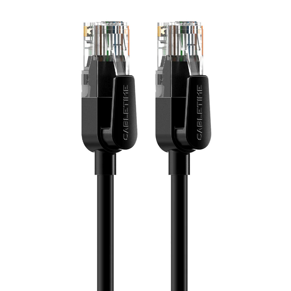 CABLETIME καλώδιο δικτύου CT-CAT6U, CAT 6 UTP, 250 MHz, CCA, 3m, μαύρο CABLETIME καλώδιο δικτύου CT-CAT6U, CAT 6 UTP, 250 MHz, CCA, 3m, μαύρο