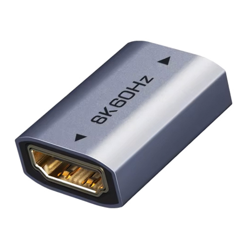 CABLETIME αντάπτορας HDMI CT-HEF8K-AG, 8K/60Hz, 4K/120Hz, 48 Gbps, γκρι CABLETIME αντάπτορας HDMI CT-HEF8K-AG, 8K/60Hz, 4K/120Hz, 48 Gbps, γκρι