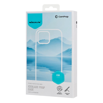 NILLKIN θήκη Iceblade Prop για iPhone 16 Pro, διάφανη-μαύρη NILLKIN θήκη Iceblade Prop για iPhone 16 Pro, διάφανη-μαύρη