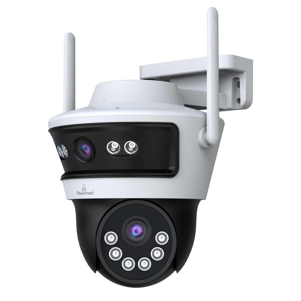 POWERTECH smart κάμερα PT-1340, 3MP, dual lens, WiFi, PTZ, SD, IP65 POWERTECH smart κάμερα PT-1340, 3MP, dual lens, WiFi, PTZ, SD, IP65