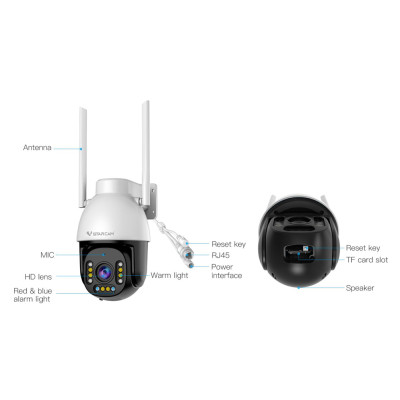 VSTARCAM smart κάμερα CS611Q-X5, 4MP, WiFi, PTZ, 5x zoom, SD, IP66 VSTARCAM smart κάμερα CS611Q-X5, 4MP, WiFi, PTZ, 5x zoom, SD, IP66