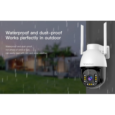 VSTARCAM smart κάμερα CS611Q-X5, 4MP, WiFi, PTZ, 5x zoom, SD, IP66 VSTARCAM smart κάμερα CS611Q-X5, 4MP, WiFi, PTZ, 5x zoom, SD, IP66