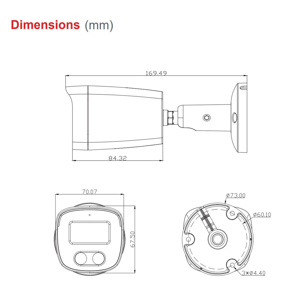 LONGSE IP κάμερα BMSCKL5RC-28PM με μικρόφωνο, 5MP, 2.8mm, αδιάβροχη IP67, PoE LONGSE IP κάμερα BMSCKL5RC-28PM με μικρόφωνο, 5MP, 2.8mm, αδιάβροχη IP67, PoE