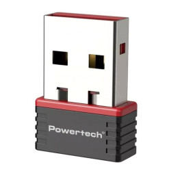 POWERTECH ασύρματος USB αντάπτορας δικτύου PT-1384, 150Mbps WiFi