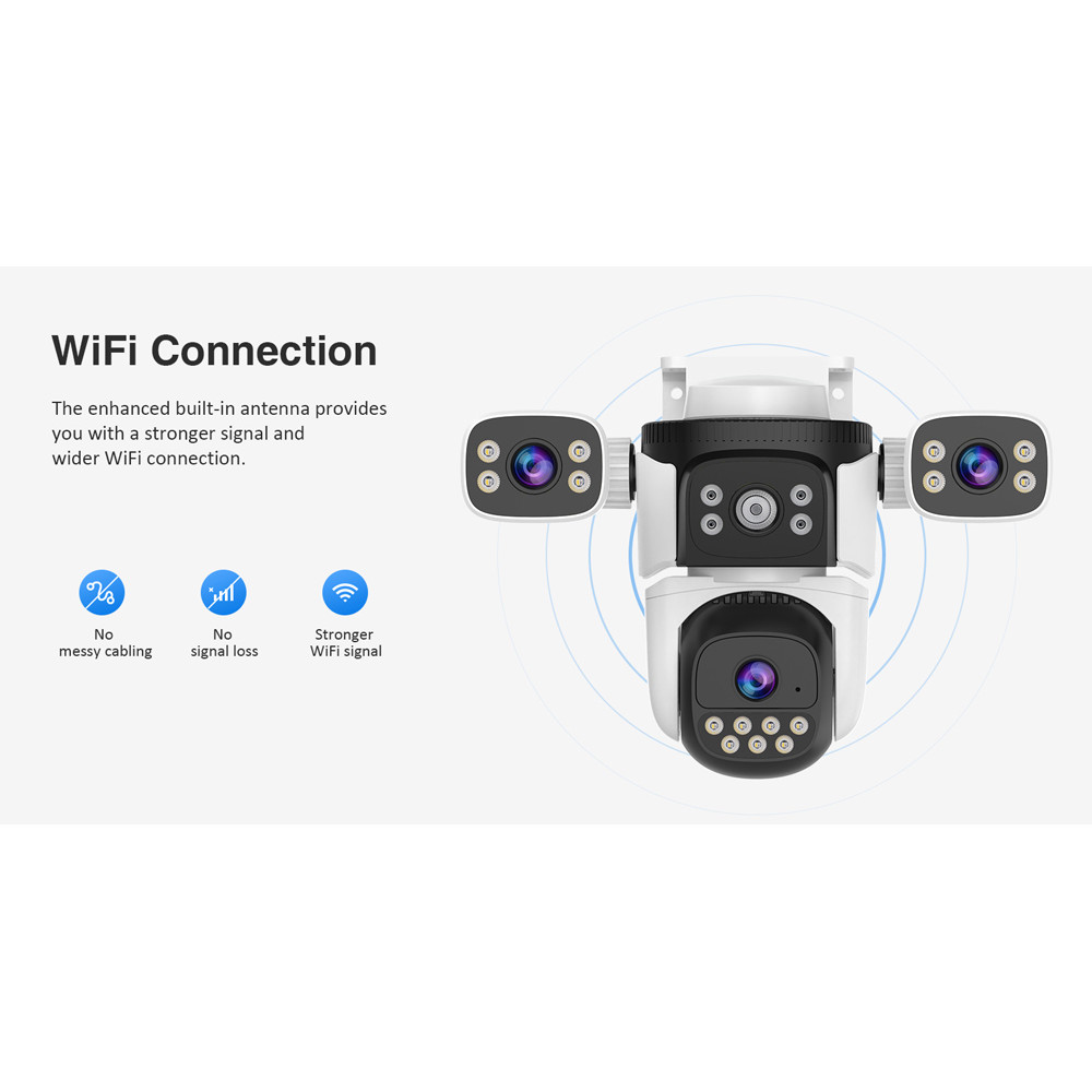 VSTARCAM smart κάμερα CS621SR, triple lens, 2MP, WiFi, SD, PTZ, IP66 VSTARCAM smart κάμερα CS621SR, triple lens, 2MP, WiFi, SD, PTZ, IP66