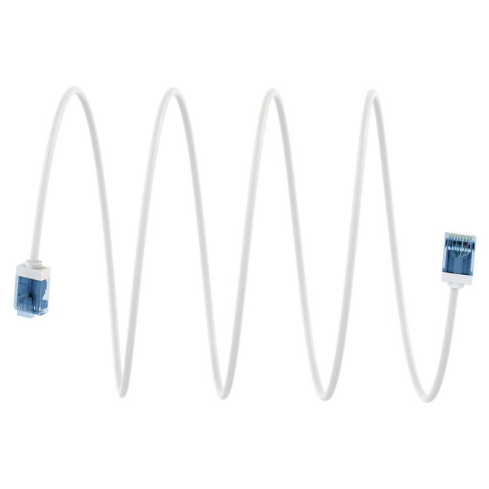 GOOBAY καλώδιο δικτύου 74301, CAT 6A U/UTP, slim, copper, 500MHz, 10m, λευκό GOOBAY καλώδιο δικτύου 74301, CAT 6A U/UTP, slim, copper, 500MHz, 10m, λευκό