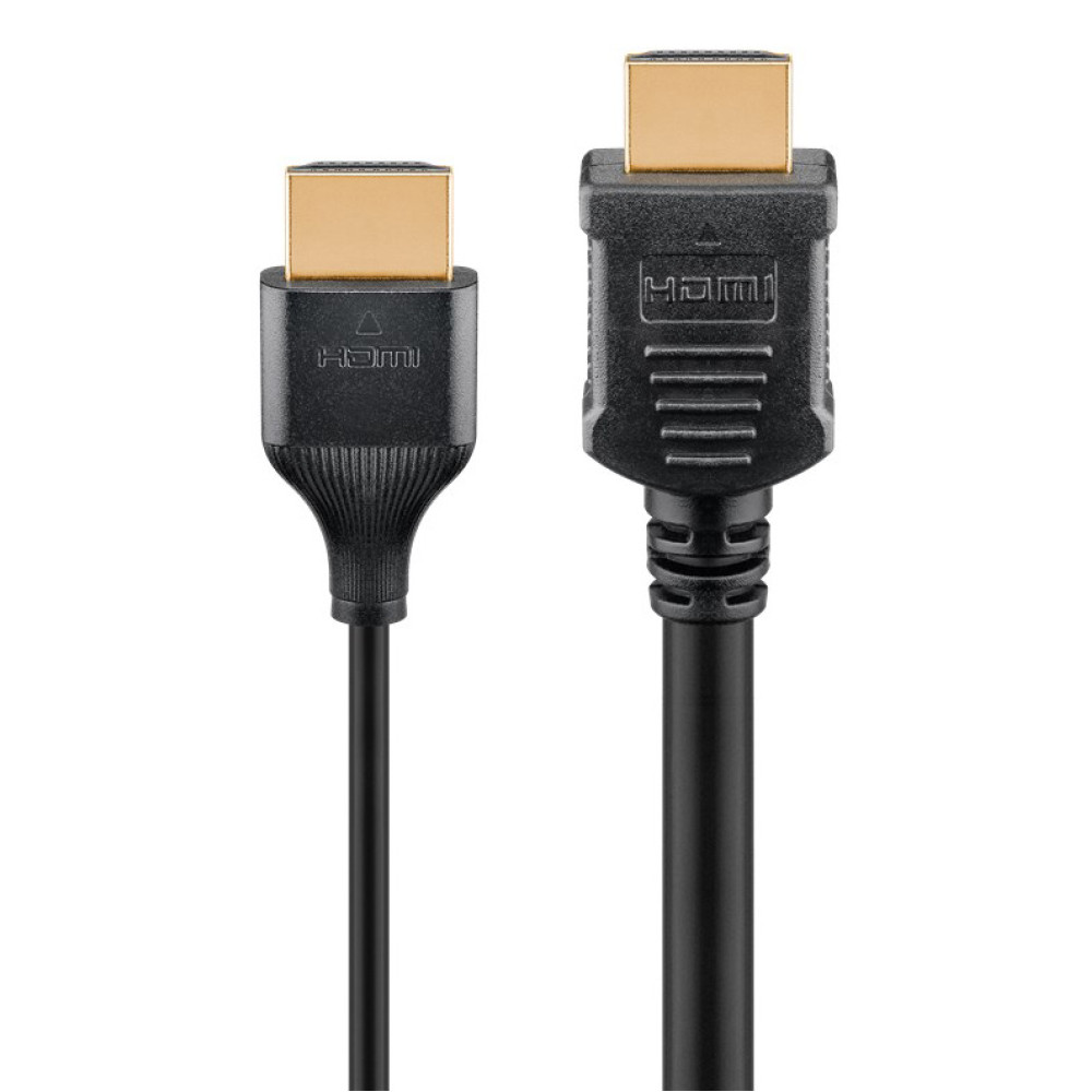 GOOBAY καλώδιο HDMI 75292 με Ethernet, slim, 4K/60Hz, 18 Gbps, 0.5m, μαύρο GOOBAY καλώδιο HDMI 75292 με Ethernet, slim, 4K/60Hz, 18 Gbps, 0.5m, μαύρο