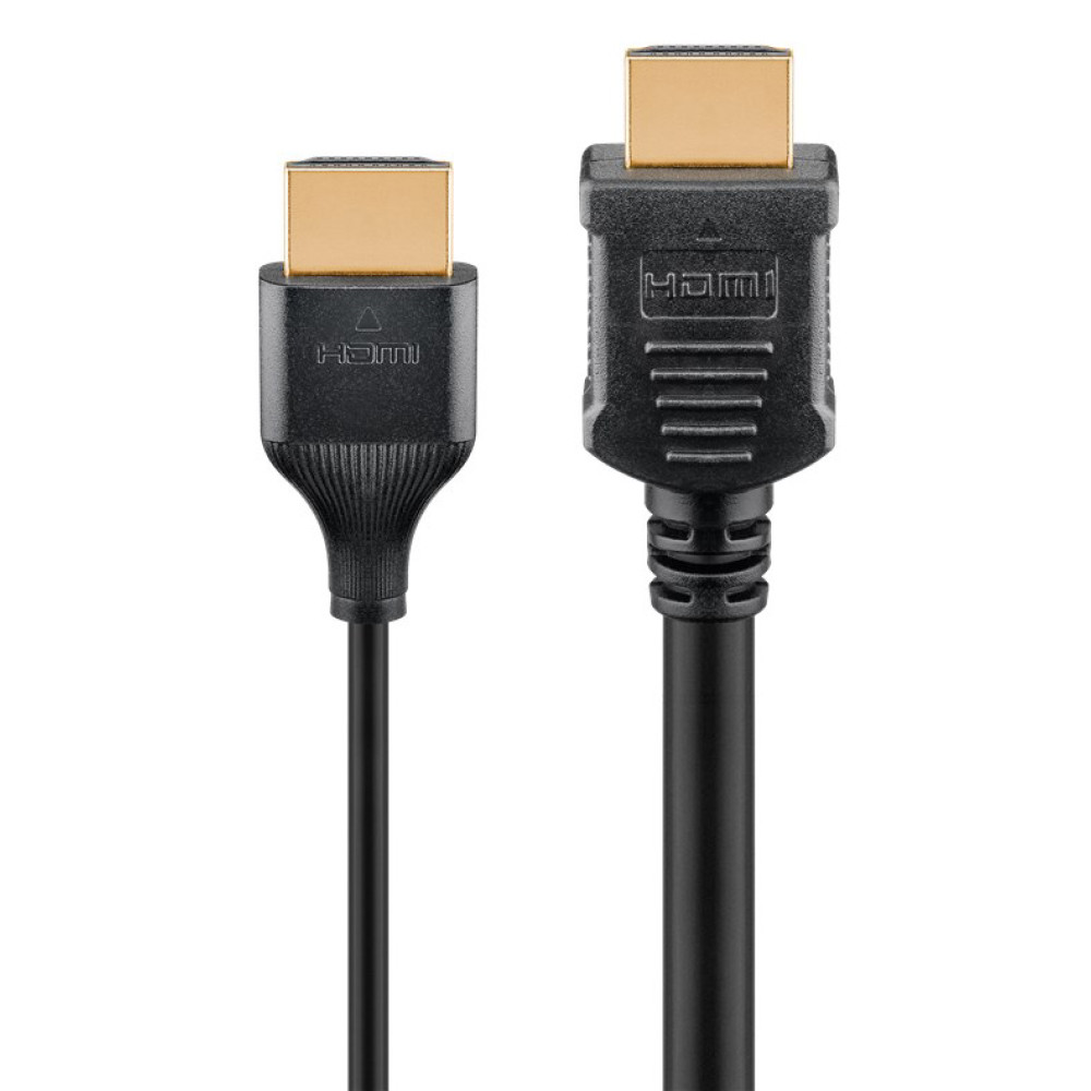 GOOBAY καλώδιο HDMI 75298 με Ethernet, slim, 8K/60Hz, 48 Gbps, 1m, μαύρο GOOBAY καλώδιο HDMI 75298 με Ethernet, slim, 8K/60Hz, 48 Gbps, 1m, μαύρο