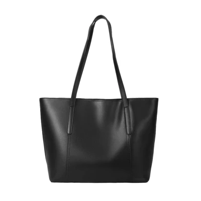 Δερμάτινη Γυναικεία Τσάντα Shopper &#039;Ωμου Foxer 958V422F μαύρο