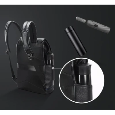 Δερμάτινο Σακίδιο πλάτης Αντικλεπτικό 24L Laptop 15,6” Bopai 61-123391 μαύρο Δερμάτινο Σακίδιο πλάτης Αντικλεπτικό 24L Laptop 15,6” Bopai 61-123391 μαύρο