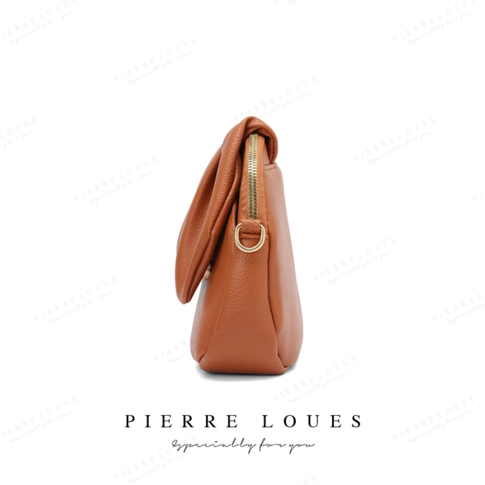 Γυναικεία Τσάντα Χιαστί Pierre Loues C339-1 καφέ Γυναικεία Τσάντα Χιαστί Pierre Loues C339-1 καφέ