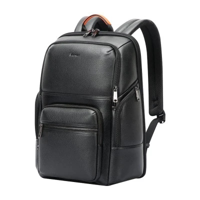 Δερμάτινο Σακίδιο πλάτης 20L Laptop 15,6” Bopai 61-129751 μαύρο