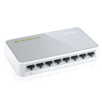 TP-LINK Desktop Switch TL-SF1008D, 8-port 10/100Mbps, Ver. 8.2 TP-LINK Desktop Switch TL-SF1008D, 8-port 10/100Mbps, Ver. 8.2