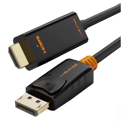CABLETIME καλώδιο DisplayPort σε HDMI CT-AV585, 1080p/60Hz, 3m, μαύρο CABLETIME καλώδιο DisplayPort σε HDMI CT-AV585, 1080p/60Hz, 3m, μαύρο